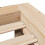 VidaXL (natural, 135 x 190 cm) vidaXL Bed Frame without Mattress Bed Base Solid Wood Pine 6