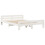 VidaXL (white, 150 x 200 cm) vidaXL Bed Frame without Mattress Bed Base Solid Wood Pine 3