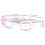 VidaXL (white, 150 x 200 cm) vidaXL Bed Frame without Mattress Bed Base Solid Wood Pine 9