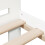 VidaXL (white, 180 x 200 cm) vidaXL Bed Frame without Mattress Bed Base Solid Wood Pine 7