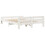 VidaXL (white, 150 x 200 cm) vidaXL Bed Frame without Mattress Bed Base Solid Wood Pine 6