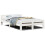 VidaXL (white, 135 x 190 cm) vidaXL Bed Frame without Mattress Bed Base Solid Wood Pine 1
