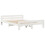 VidaXL (white, 140 x 200 cm) vidaXL Bed Frame without Mattress Bed Base Solid Wood Pine 3