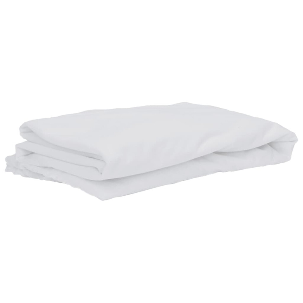 Vidaxl (90 X 220 Cm) Mattress Protector Cover Bedroom Bed Mattress Topper Waterproof White