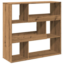 (artisian oak, 100 x 33 x 94.5 cm) vidaXL Room Divider Privacy Screen Room Partition Bookcase Engineered Wood