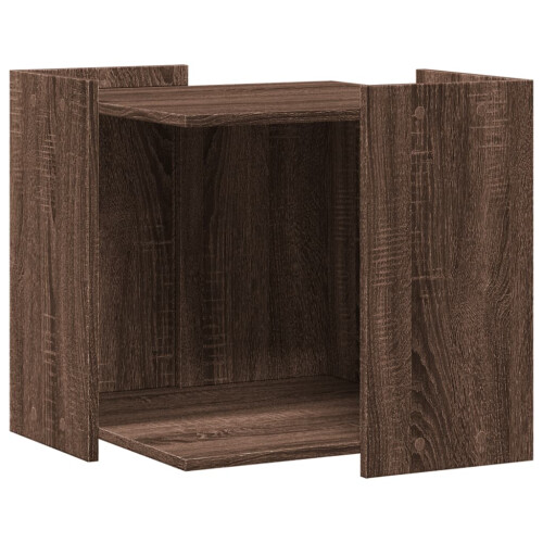 VidaXL vidaXL Katzenklo Eichen-Optik 53x53x51 cm Holzwerkstoff 1