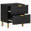 VidaXL (1 pcs) vidaXL Bedside Cabinet Nightstand Bed Side Table Solid Wood Mango 2