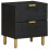 VidaXL (1 pcs) vidaXL Bedside Cabinet Nightstand Bed Side Table Solid Wood Mango 1
