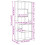 VidaXL (white) vidaXL Room Divider Bookcase Shelf Bookshelf Engineered Wood 4
