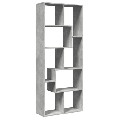 VidaXL (concrete grey) vidaXL Room Divider Bookcase Shelf Bookshelf Engineered Wood 1
