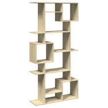 (sonoma oak, 92 x 29 x 188 cm) vidaXL Book Cabinet Bookcase Storage Cabinet Bookshelf Engineered Wood