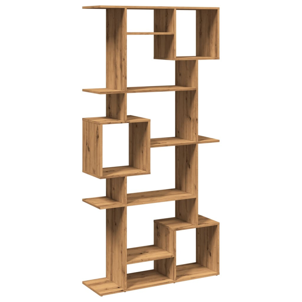 (artisian oak, 92 x 29 x 188 cm) vidaXL Book Cabinet Bookcase Storage Cabinet Bookshelf Engineered Wood