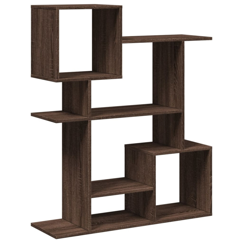 (brown oak, 92 x 29 x 112 cm) vidaXL Book Cabinet Bookcase Storage Cabinet Bookshelf Engineered Wood