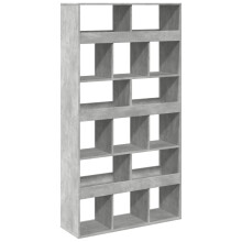 (concrete grey, 100 x 33 x 187.5 cm) vidaXL Room Divider Privacy Screen Bookcase Bookshelf Engineered Wood