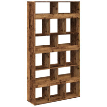 (old wood, 100 x 33 x 187.5 cm) vidaXL Room Divider Privacy Screen Bookcase Bookshelf Engineered Wood