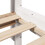 VidaXL (white, 150 x 200 cm) vidaXL Bookcase Bed without Mattress Wax Solid Wood Pine 7