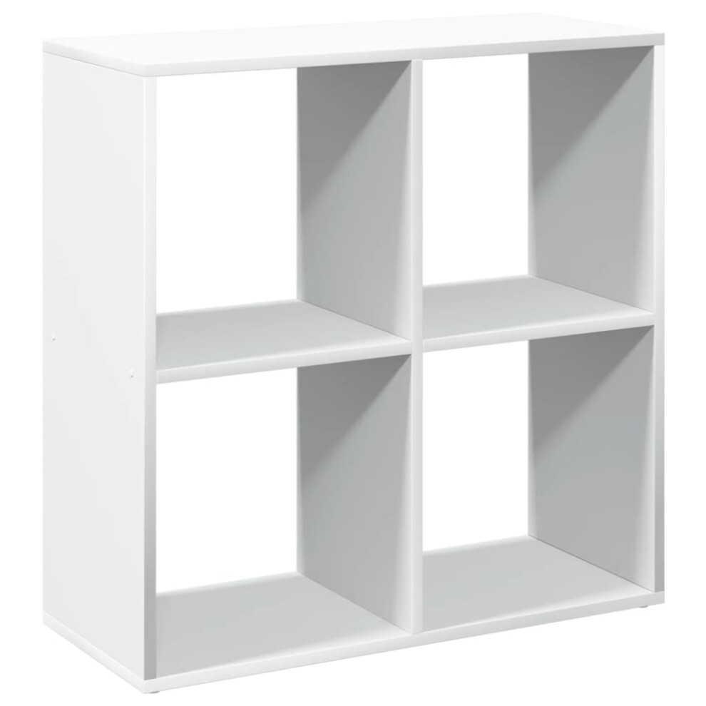 (white, 69.5 x 29 x 69.5 cm) vidaXL Room Divider Bookcase Book Rack Bookshelf Engineered Wood