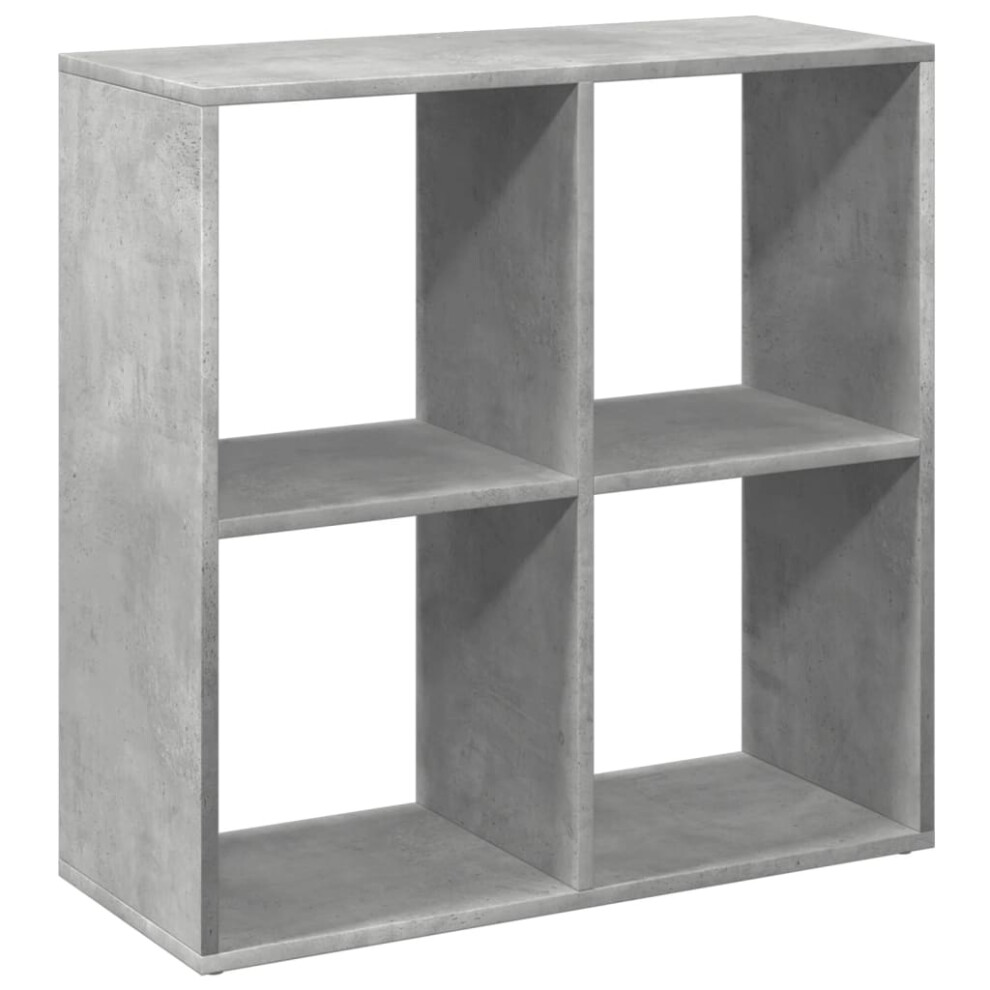 (concrete grey, 69.5 x 29 x 69.5 cm) vidaXL Room Divider Bookcase Book Rack Bookshelf Engineered Wood