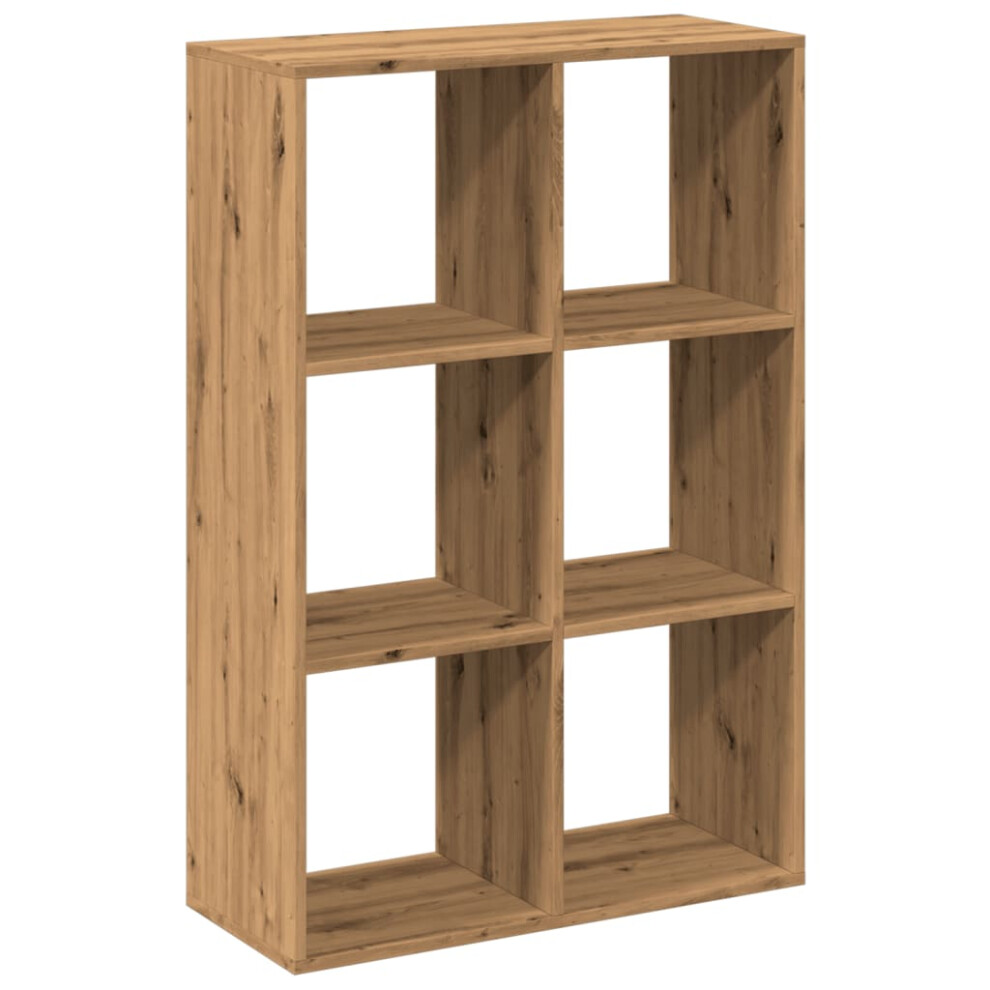 (artisan oak, 69.5 x 29 x 103.5 cm) vidaXL Room Divider Bookcase Book Rack Bookshelf Engineered Wood