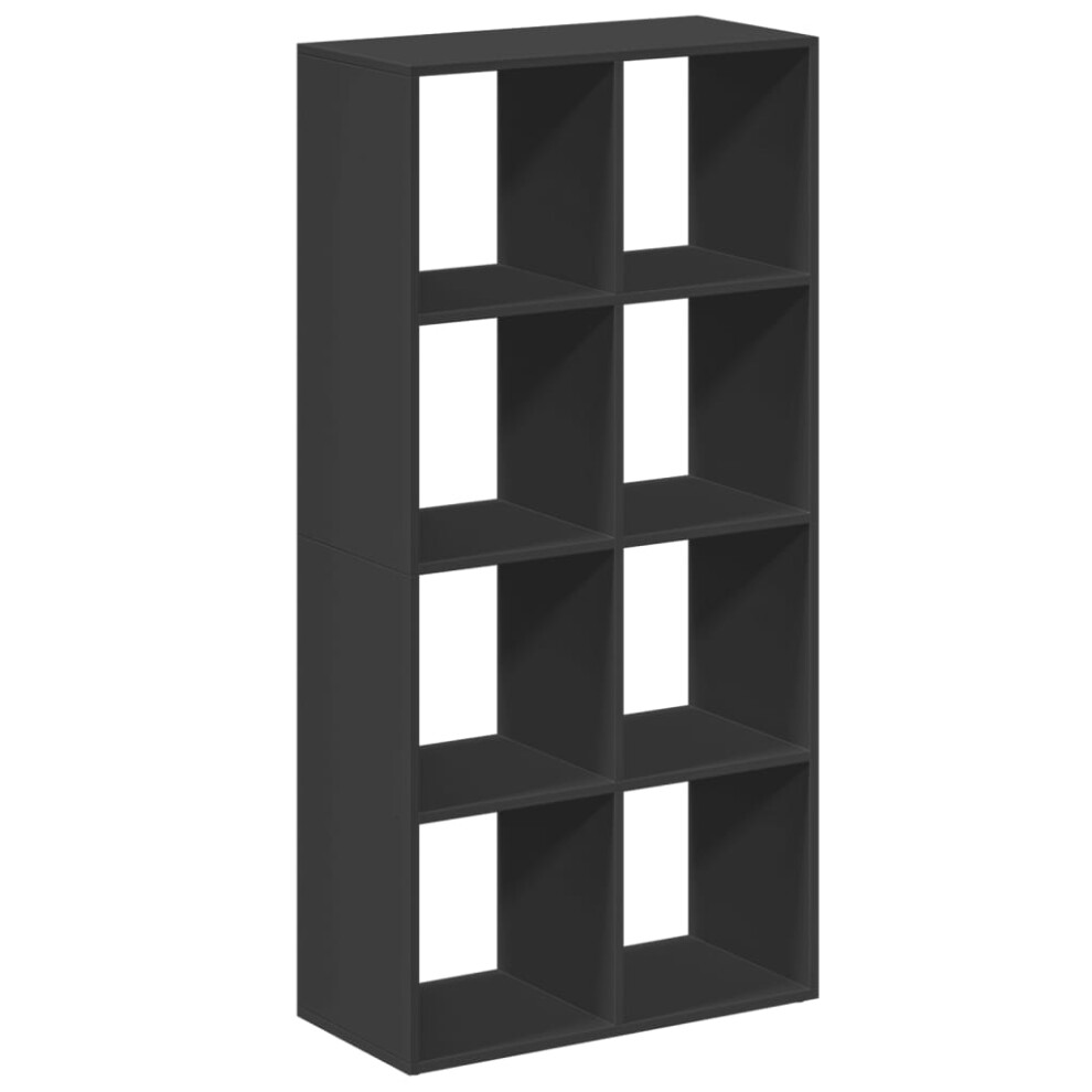 (black, 69.5 x 29 x 137.5 cm) vidaXL Room Divider Bookcase Book Rack Bookshelf Engineered Wood