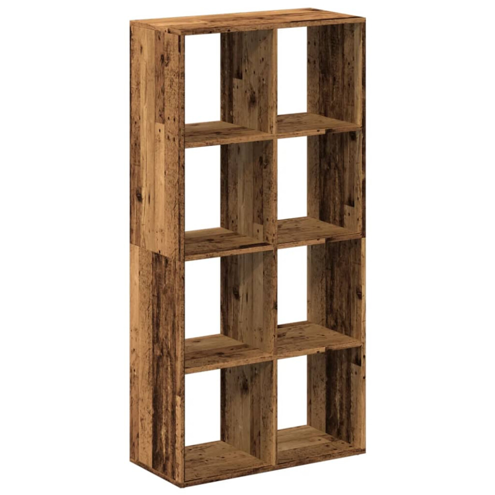 (old wood, 69.5 x 29 x 137.5 cm) vidaXL Room Divider Bookcase Book Rack Bookshelf Engineered Wood