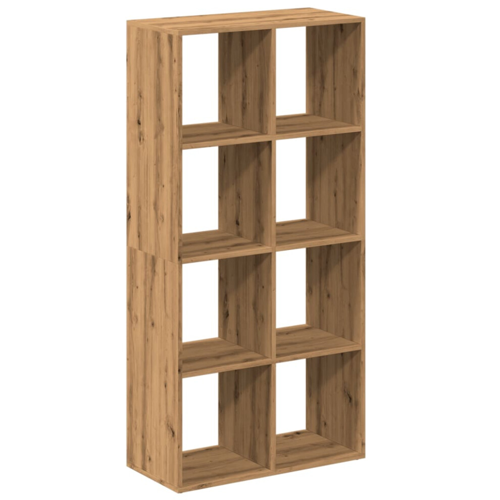 (artisan oak, 69.5 x 29 x 137.5 cm) vidaXL Room Divider Bookcase Book Rack Bookshelf Engineered Wood