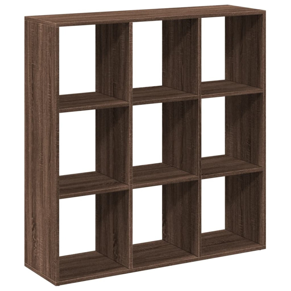 (brown oak, 102 x 29 x 103.5 cm) vidaXL Room Divider Bookcase Book Rack Bookshelf Engineered Wood