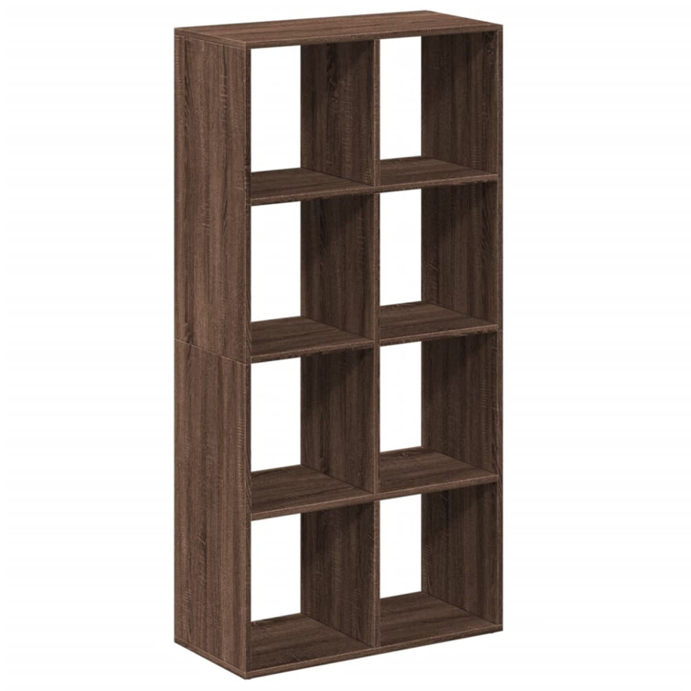 (brown oak, 69.5 x 29 x 137.5 cm) vidaXL Room Divider Bookcase Book Rack Bookshelf Engineered Wood