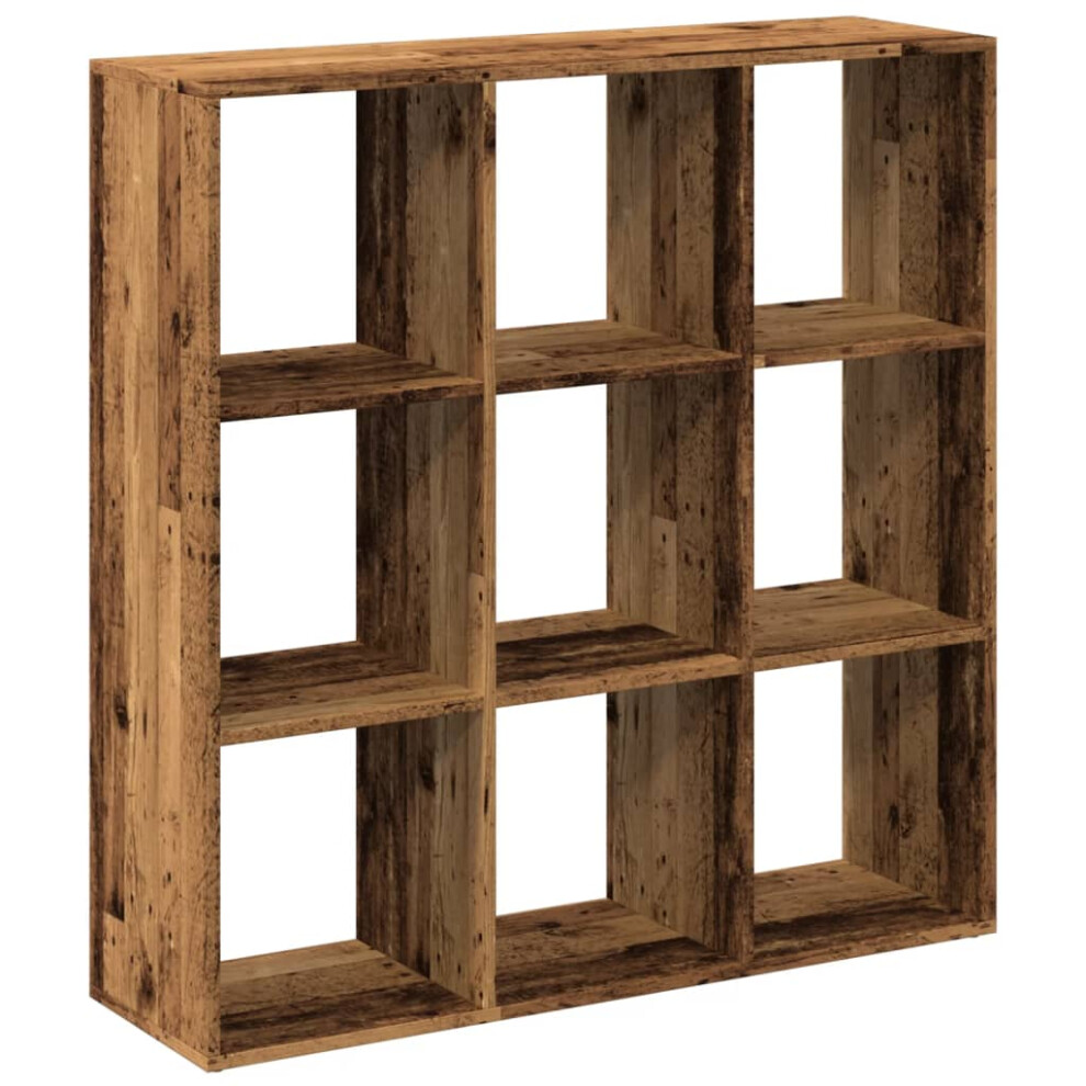 (old wood, 102 x 29 x 103.5 cm) vidaXL Room Divider Bookcase Book Rack Bookshelf Engineered Wood