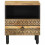 VidaXL (1 pcs) vidaXL Bed Cabinet Nightstand Bed Side Table Solid 3