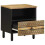 VidaXL (1 pcs) vidaXL Bed Cabinet Nightstand Bed Side Table Solid 2