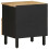 VidaXL (1 pcs) vidaXL Bed Cabinet Nightstand Bed Side Table Solid 5