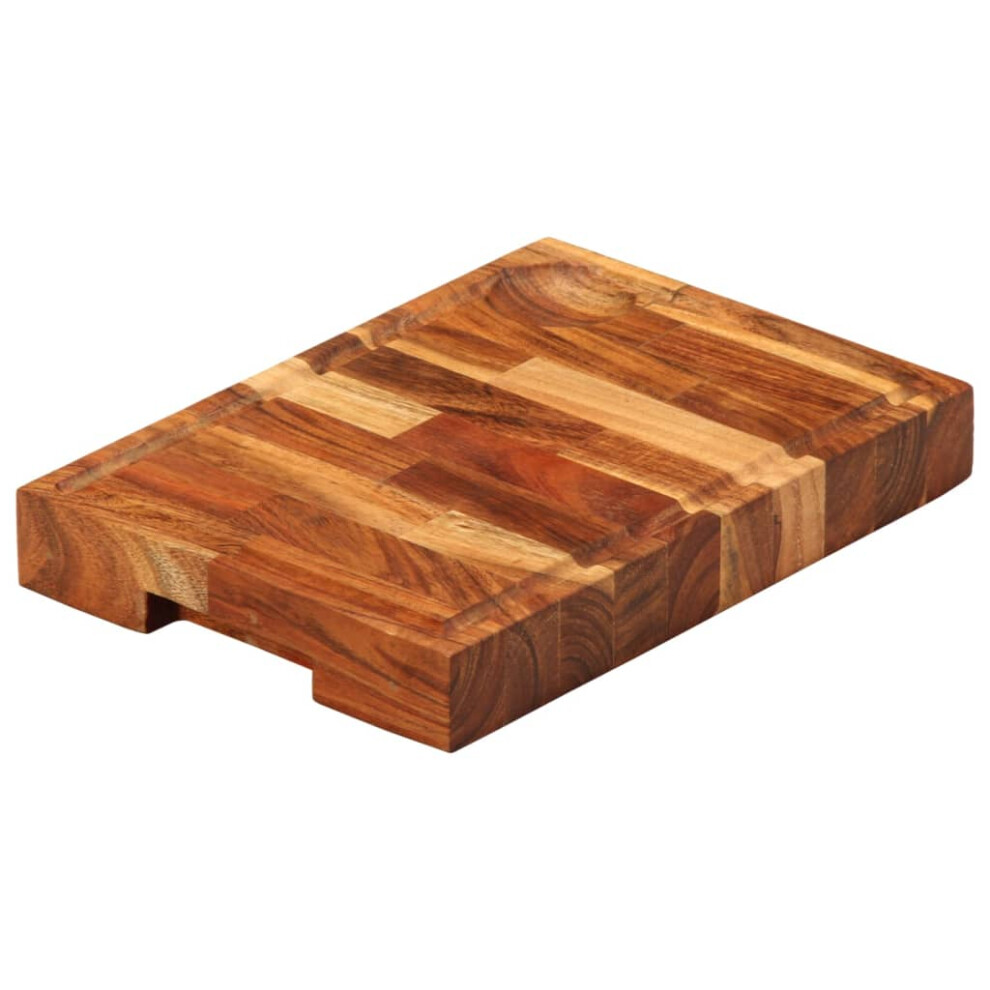 (30 x 21 x 4 cm) vidaXL Chopping Board Kitchen Cutting Board Cheese Board Solid Wood