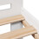 VidaXL (white, 150 x 200 cm) vidaXL Bed frame without Mattress Bed Wax Solid Wood Pine 10