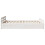 VidaXL (white, 150 x 200 cm) vidaXL Bed frame without Mattress Bed Wax Solid Wood Pine 7