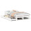 VidaXL (white, 135 x 190 cm) vidaXL Bed frame without Mattress Bed Wax Solid Wood Pine 2