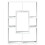 VidaXL (white) vidaXL Bookcase Bookshelf Rack Storage Cabinet Engineered Wood 5