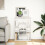 VidaXL (white) vidaXL Bookcase Bookshelf Rack Storage Cabinet Engineered Wood 3