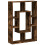 VidaXL (smoked oak) vidaXL Bookcase Bookshelf Rack Storage Cabinet Engineered Wood 7