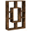 VidaXL (smoked oak) vidaXL Bookcase Bookshelf Rack Storage Cabinet Engineered Wood 2