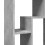 VidaXL (concrete grey) vidaXL Bookcase Bookshelf Rack Storage Cabinet Engineered Wood 9