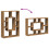 VidaXL (artisan oak) vidaXL Bookcase Bookshelf Rack Storage Cabinet Engineered Wood 8