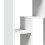 VidaXL (white) vidaXL Bookcase Bookshelf Rack Storage Cabinet Engineered Wood 9