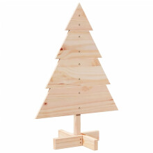 (70 cm) vidaXL Wooden Christmas Tree for Decoration Assemble Christmas Tree Solid Wood