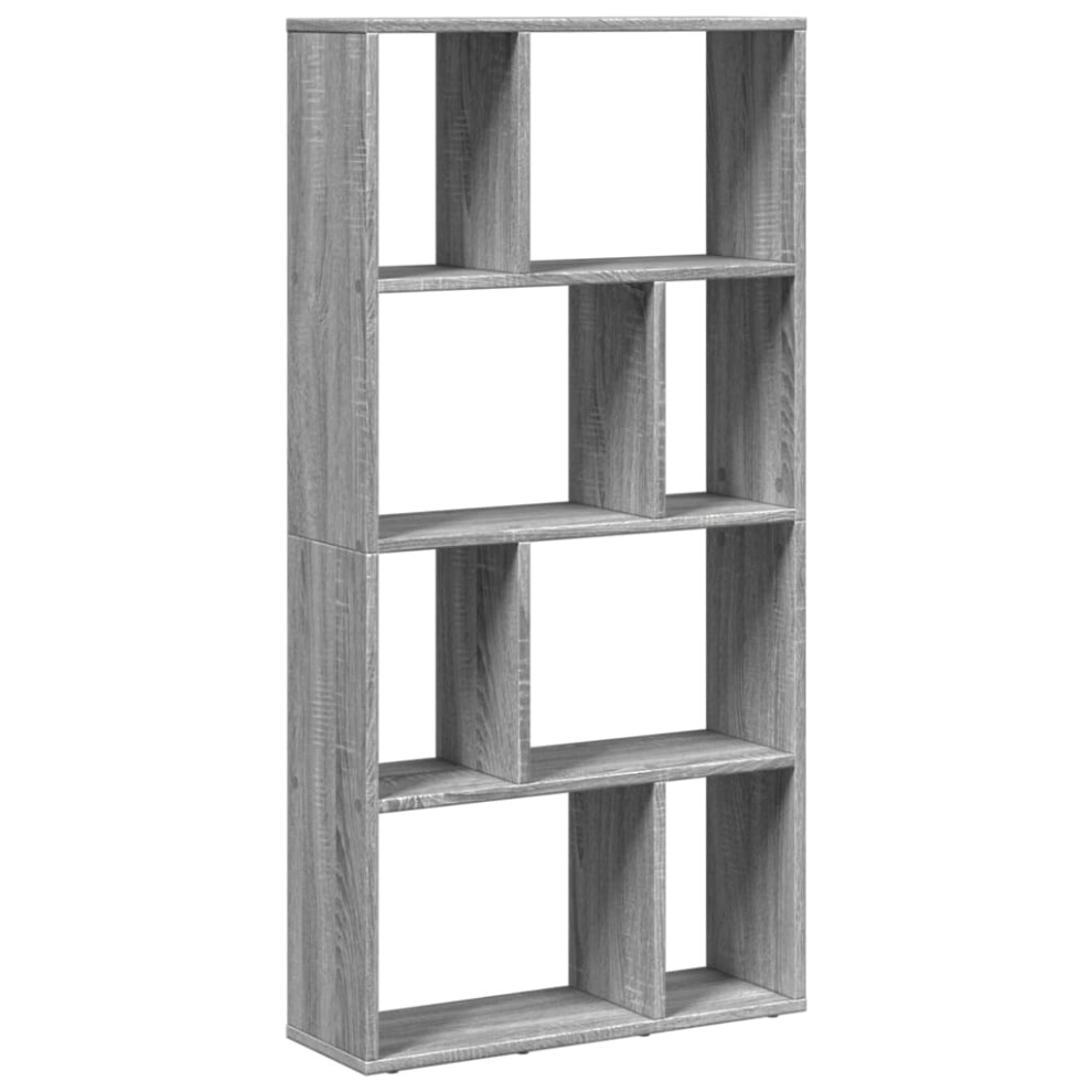 (grey sonoma, 60 x 20 x 120 cm) vidaXL Bookcase Bookshelf Storage Cabinet Book Stand Book Rack Engineered Wood