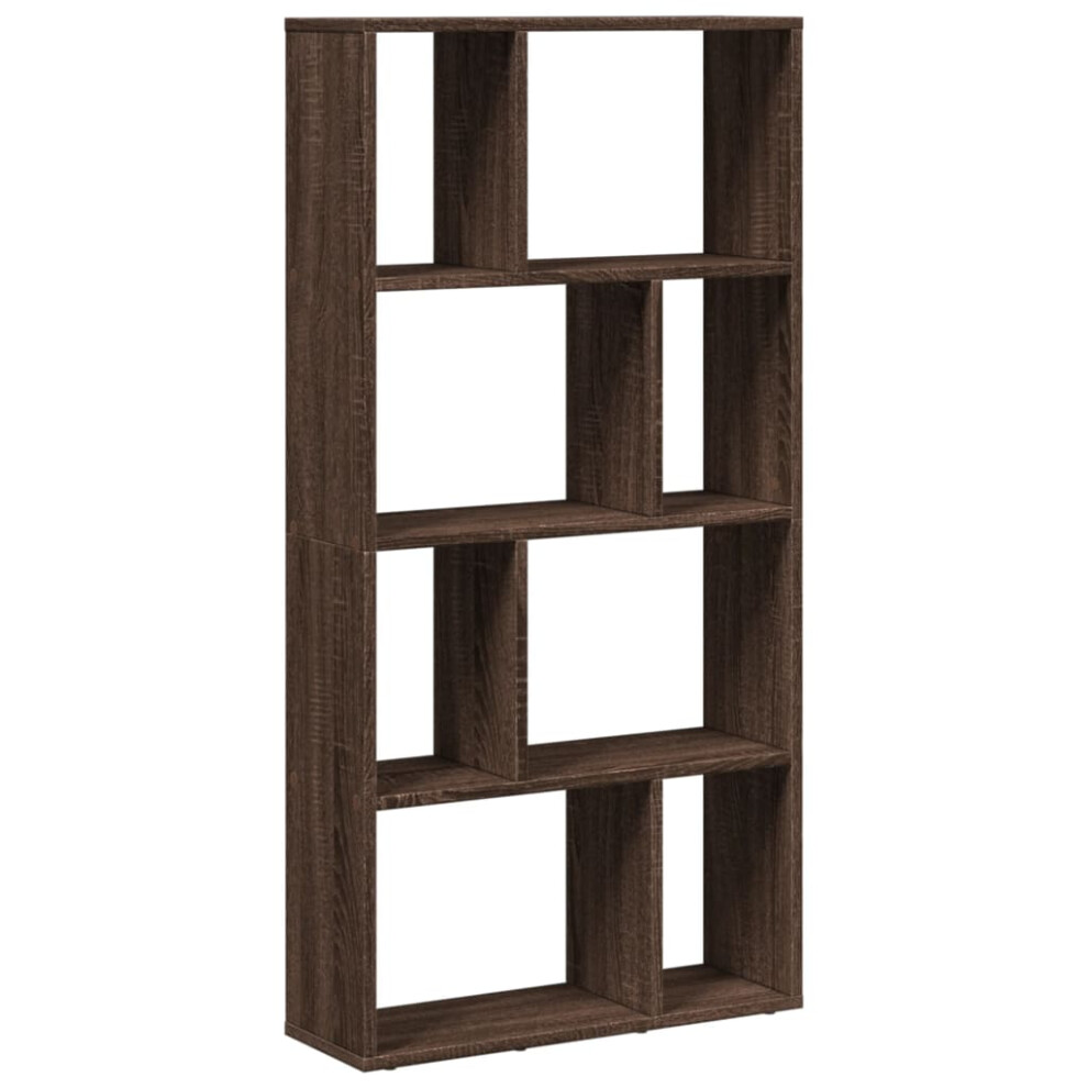 (brown oak, 60 x 20 x 120 cm) vidaXL Bookcase Bookshelf Storage Cabinet Book Stand Book Rack Engineered Wood