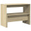 VidaXL (sonoma oak) vidaXL Dining Table and Bench Set 3 Piece Dinner Table Set Engineered Wood 7