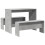 VidaXL (concrete grey) vidaXL Dining Table and Bench Set 3 Piece Dinner Table Set Engineered Wood 1