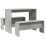 VidaXL (concrete grey) vidaXL Dining Table and Bench Set 3 Piece Dinner Table Set Engineered Wood 6