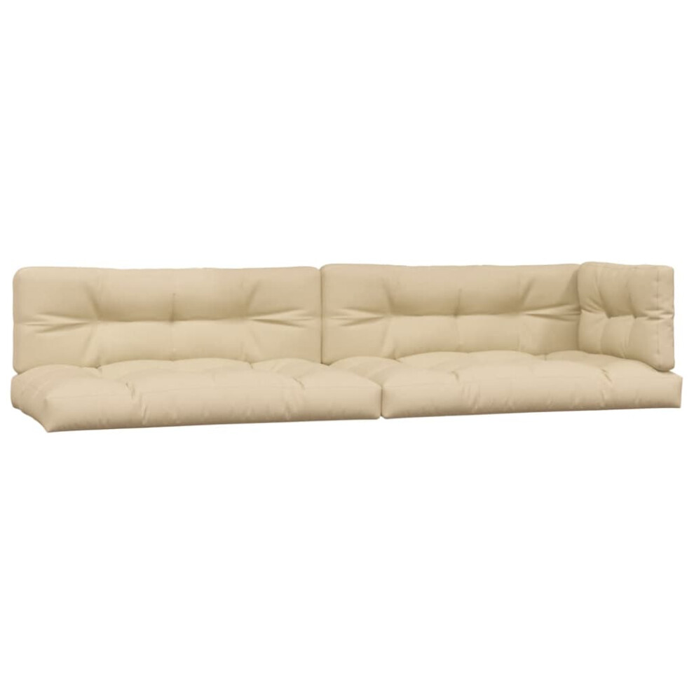 (beige) vidaXL Pallet Cushions Sofa Cushion Seat Pad Chair Cushion Fabric